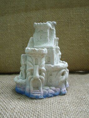 Vintage Sandcast Fantasy Castle Figurine